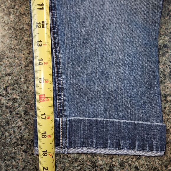 New York & Company Denim Capris Jeans Women's Size 6 Cotton Spandex - Picture 5 of 13